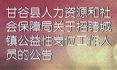 曲松县人力资源和社会保障局最新招聘启事